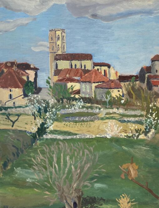 GENEVIEVE ZONDERVAN (1922-2013) FRENCH POST IMPRESSIONIST OIL PAINTING -
