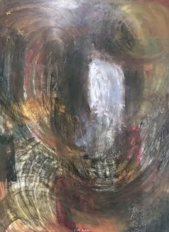 ARMAND ROTTENBERG (1903-2000) LARGE FRENCH EXPRESSIONIST ABSTRACT OIL
