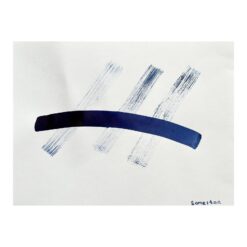 Abstract Expressionist British Original Watercolor Painting Shapes Patterns