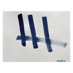 Abstract Expressionist British Original Watercolor Painting Shapes Patterns