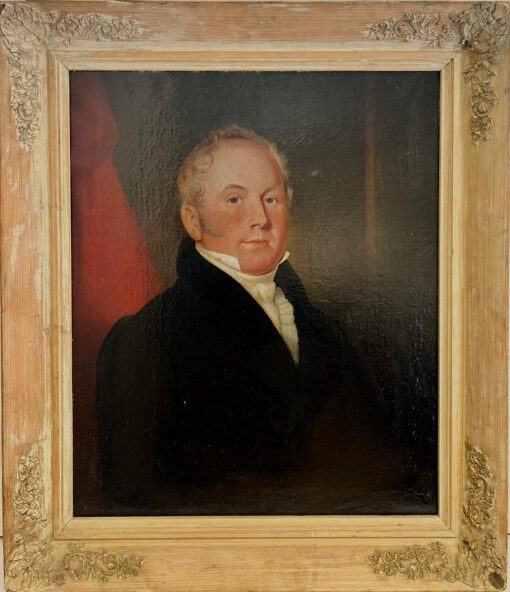 Large Victorian Portrait of Country Gentlemen Squire Oil Painting on Canvas