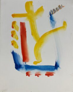 French Expressionist Abstract Original Painting Artists Studio Provenance