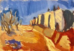 1900-1999 German Modernist Oil Painting - Landscape