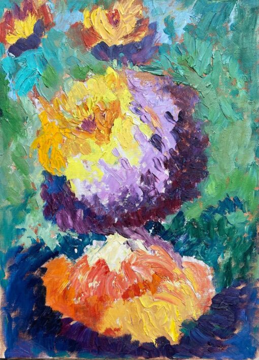 Impressionist Oil Painting French Painting Abstract Flower
