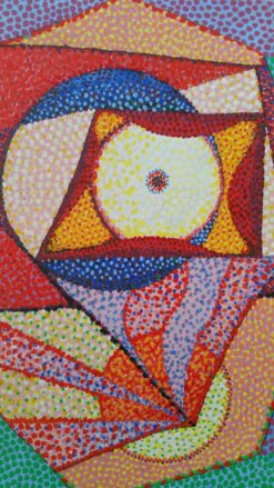 French Neo-Impressionist Pointillist Abstract Mid 1900-1999 Painting