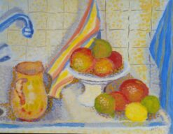 French Neo-Impressionist Still Life Pointillist Mid 1900-1999 Painting