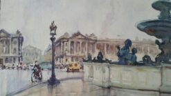 Ecole de Paris Mid 1900-1999 1948 Paris Place de la Concorde