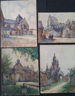 Ecole de Paris Mid 1900-1999, Four Architectural Landscapes