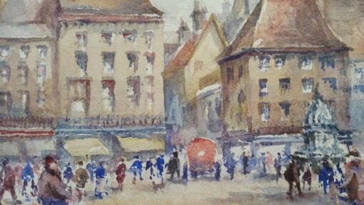 Mid 1900-1999, Belgium, An Antwerp Square