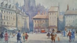 Mid 1900-1999, Belgium, Antwerp, a double-sided  painting