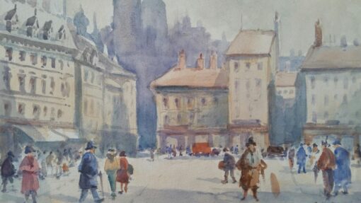 Mid 1900-1999, Belgium, Antwerp, a double-sided  painting