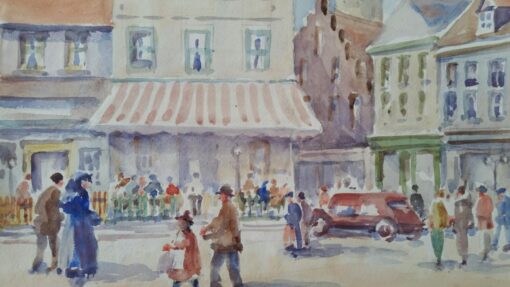 Mid 1900-1999, Belgium, a Bruges Hotel