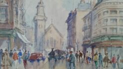 Mid 1900-1999 Luxembourg Place de la Gare