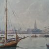 Mid 1900-1999, Belgium, Antwerp from the Schelde