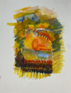 French Expressionist Abstract Original Painting Artists Studio Provenance