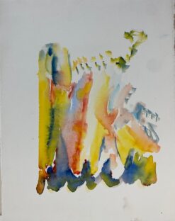 French Expressionist Abstract Original Painting Artists Studio Provenance