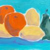 Bright & Colorful French Impressionist Oil Painting Fruit Still Life