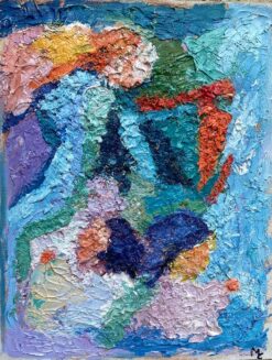 Impressionst Oil Painting French Painting Thick Impasto Abstract