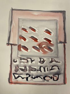 French Expressionist Abstract Original Painting Artists Studio Provenance