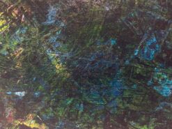 SALLY BRADSHAW (b.1962) CONTEMPORARY ABSTRACT BRITISH PAINTING - BLUE AND GREENS