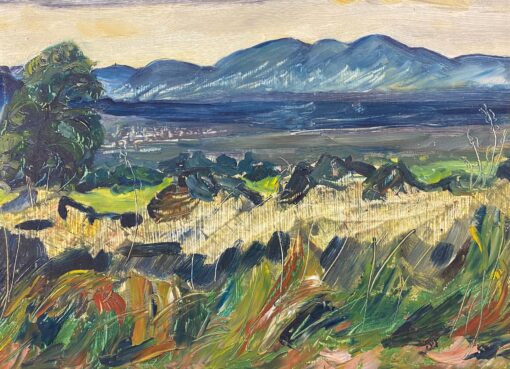 Mid 1900-1999 French Impressionist Landscape Lovely Green Colors