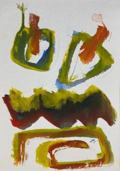 French Expressionist Abstract Original Painting Artists Studio Provenance