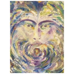 1900-1999 Original French Expressionist Oil Painting Surrealist Portrait