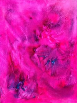Fuscia British Abstract Painting