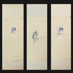 Original Parisian Vintage Jewelry Design Art by Van Cleef & Boucheron Designer
