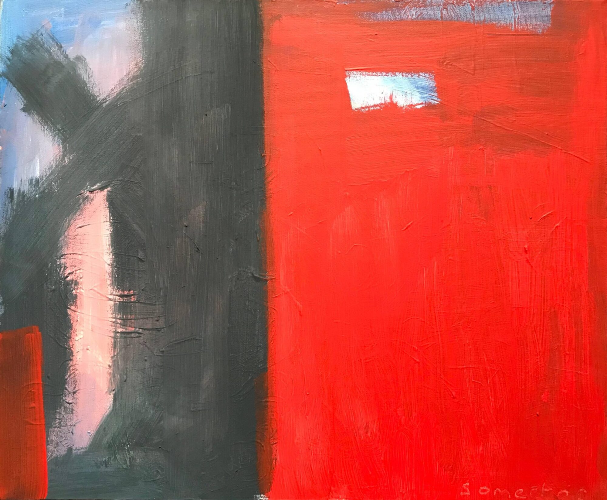 Fine British Abstract Original Painting Signed