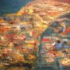 Stunning British 1900-1999 Abstract - Thick Impasto Oil - Bright Colours