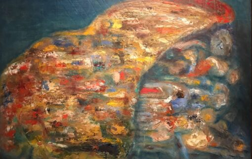 Stunning British 1900-1999 Abstract - Thick Impasto Oil - Bright Colours