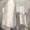 Greys & Ochre French Expressionist Abstract Oil Painting
