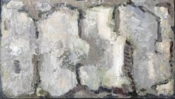 French abstract oil painting soft muted colors