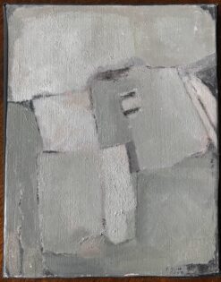 French abstract oil painting soft toning colors