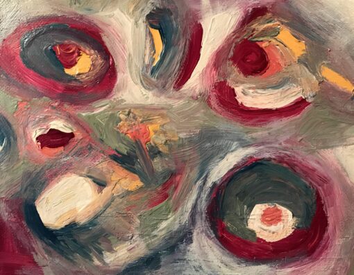 British Expressionist Oil Painting