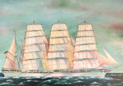 Herzogin Cecilie, signed oil painting