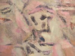 French Abstract Expressionist Oil Painting from Artists Studio Paris