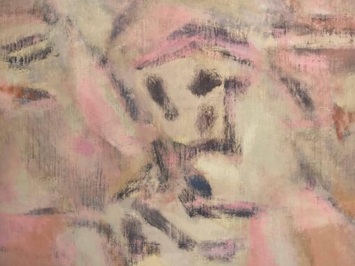 French Abstract Expressionist Oil Painting from Artists Studio Paris