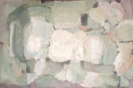 French Expressionist Abstract Oil Painting