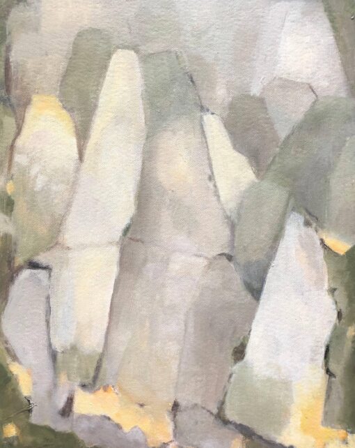 French Expressionist Abstract Oil Painting