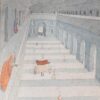 Finely Detailed British Watercolor Topographical Landscape Scene