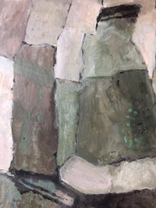 Cubist French Abstract Oil Painting