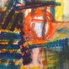 French Expressionist Abstract Original Painting Artists Studio Provenance