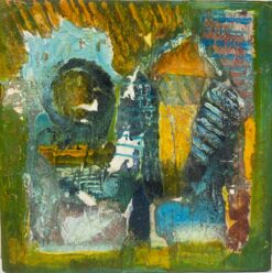 French Expressionist Abstract Original Painting Artists Studio Provenance