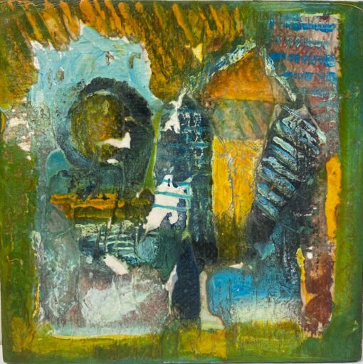 French Expressionist Abstract Original Painting Artists Studio Provenance