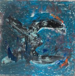 French Expressionist Abstract Original Painting Artists Studio Provenance