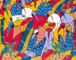 Abstract Colours Figures and Palms