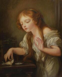 The Dead Bird, Large Oil Painting on Canvas by Louvre Copyist