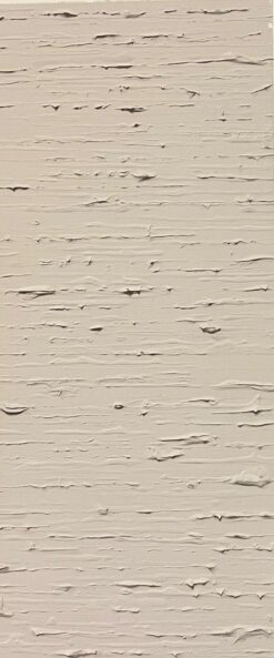 Very Thick Impasto Oil Paint White Abstract Modern British Painting